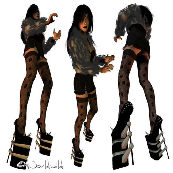 gothica heels pz3 - Gothica Xtreme Heels.zip by Worldwild