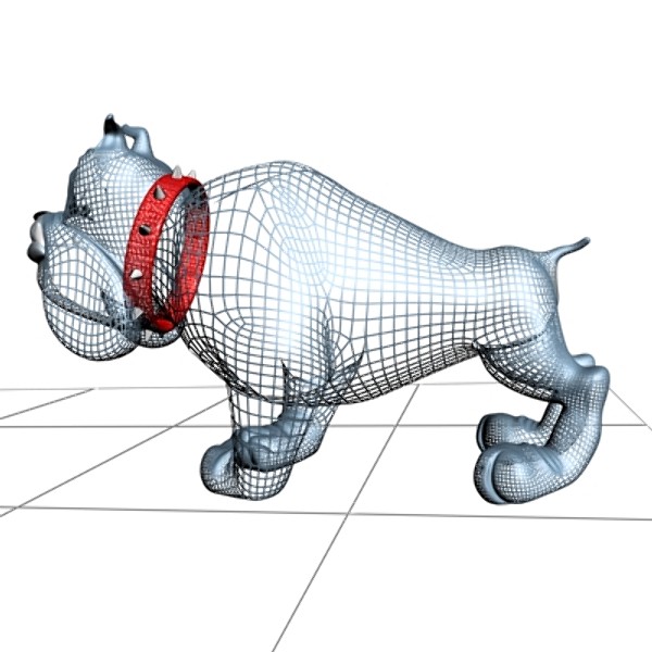 3d cartoon bulldog - Crazy dog cartoon 3D by supercigale