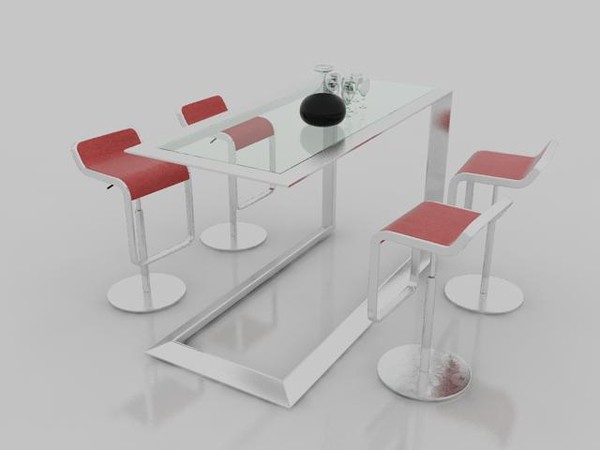 table chair 3d max - msasandalye.max by erkin harmanli