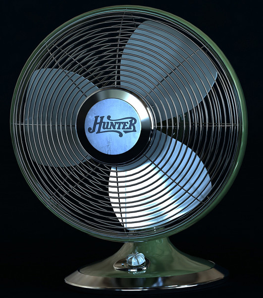 3d max fan hunter portable - Portable Fan by 