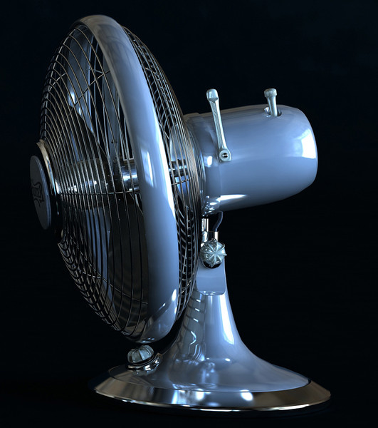 3d max fan hunter portable - Portable Fan by 