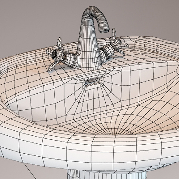 wash bathroom 3d model - Wash by Stubborn3D