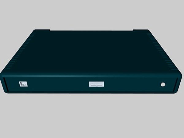 3d modem dsl router model - modem.c4d by Doolodes