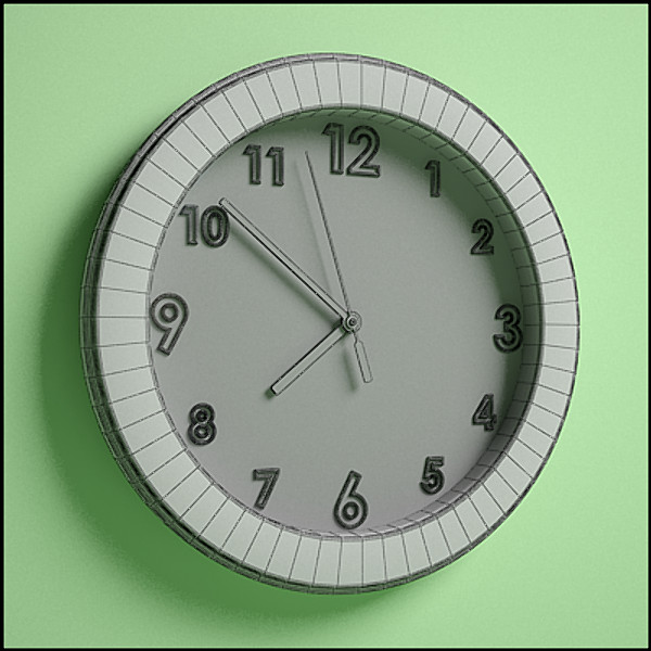 3ds max clock - Clock001 by makula