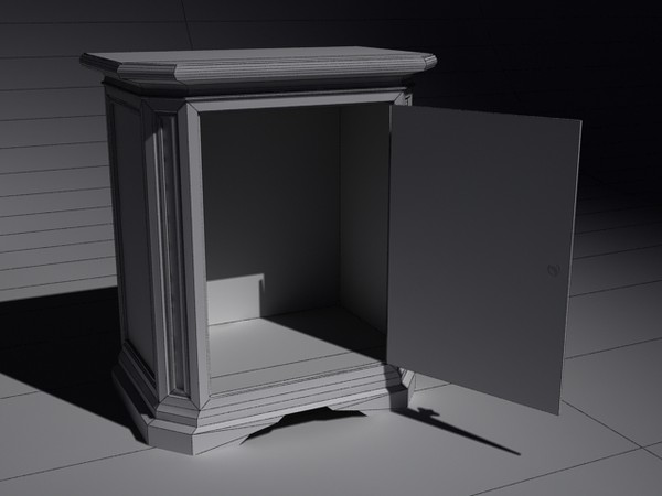 3d inlaid french console - French console by fabelar