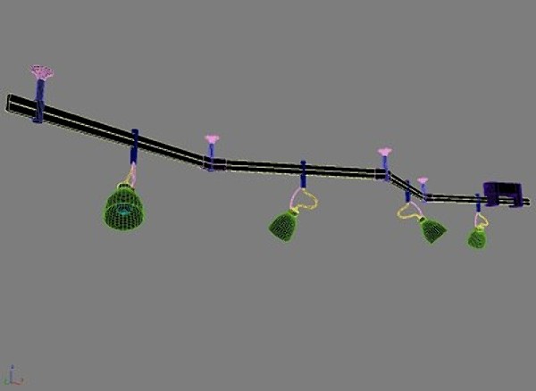 light points 3ds - Luster zig-zag by andreyfomi