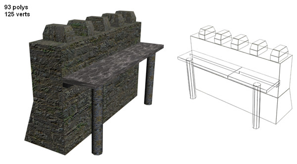 3ds wall b3d castle - Castle Set by newfnlandr