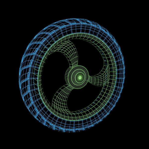 motorcycle wheel 3d model - wheel by ryrod88