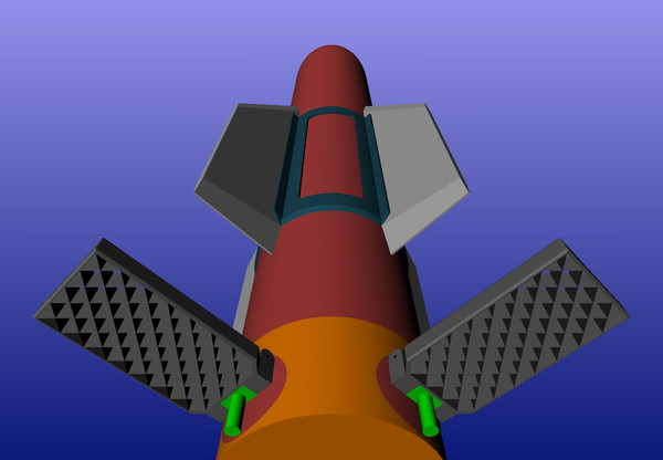 massive ordnance penetrator mop 3d model - Massive Ordnance Penetrator (MOP) by gaston18