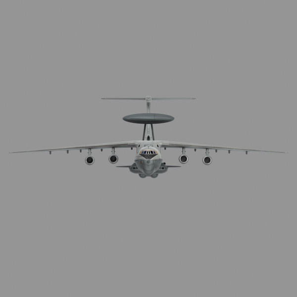 russian beriev a-50 aircraft 3d lwo - Beriev A-50 aircraft (Russian AWACS) by illuminar77