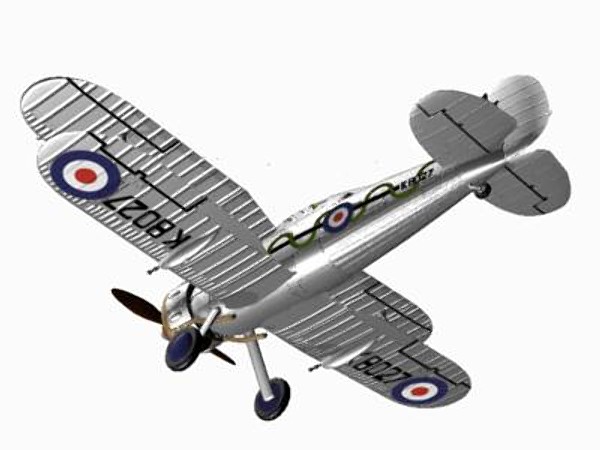 3d model gloster gladiator fighter mk1 - Gloster Gladiator MK1 Cararra Format by pbratt