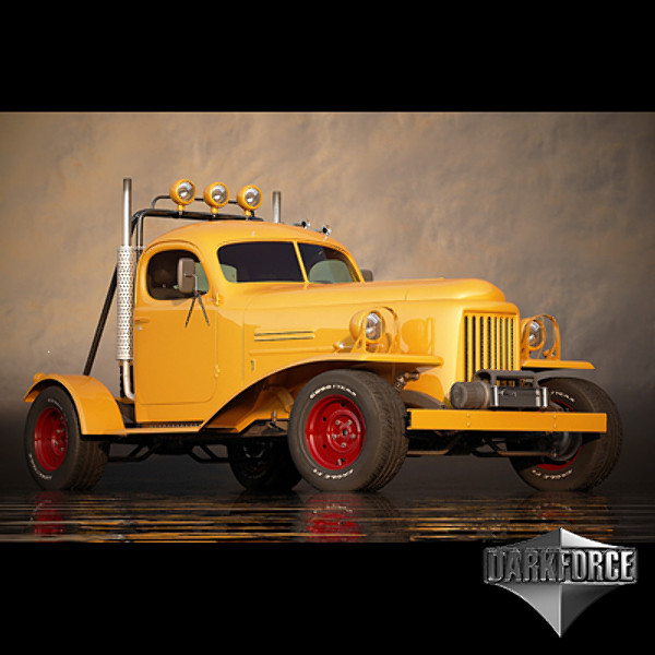 3d restyled truck - ZIL 157 Restyle by DARKFORCE_3D
