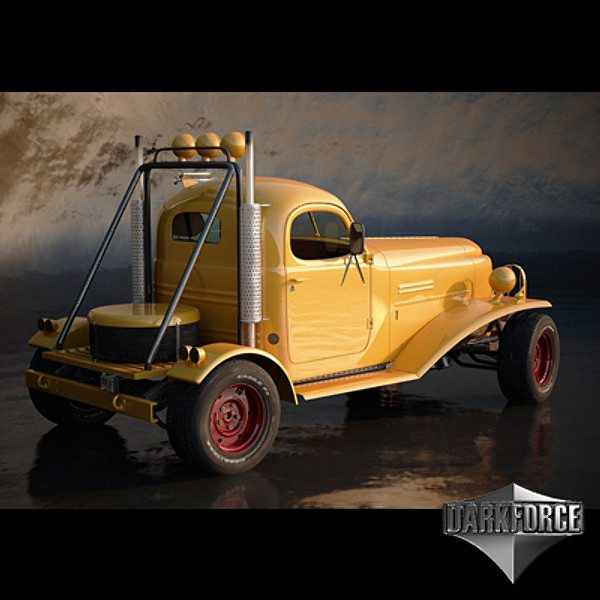 3d restyled truck - ZIL 157 Restyle by DARKFORCE_3D
