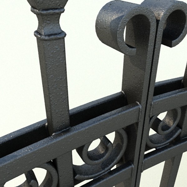 3d model driveway gate - gate.zip by Peter Zk