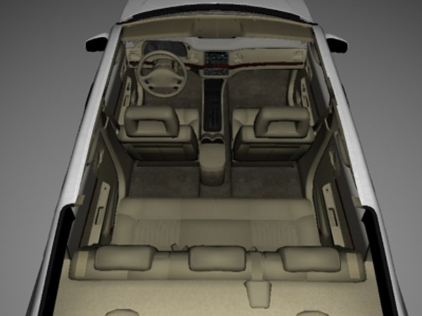 3d model of chevrolet impala ls - 2003 Chevrolet Impala LS - obj by Cardesign3D