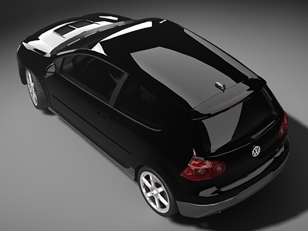 golf v gti 3d model - Golf V GTI by fabelar