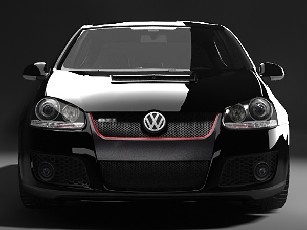 golf v gti 3d model - Golf V GTI by fabelar