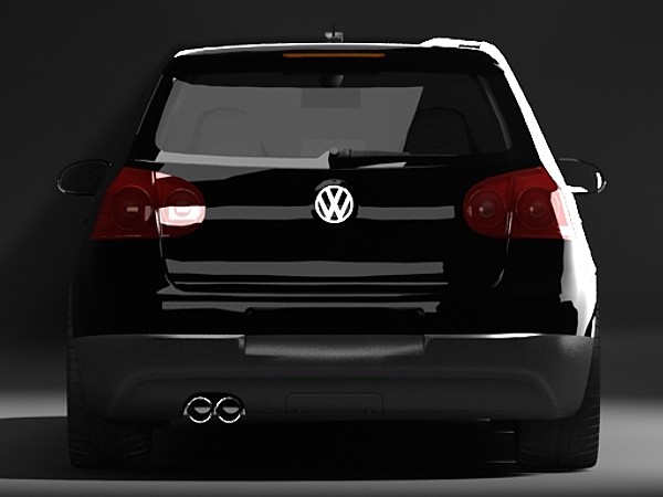 golf v gti 3d model - Golf V GTI by fabelar