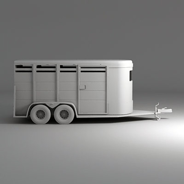 maya horse trailer - Horse & Trailer by QLEE