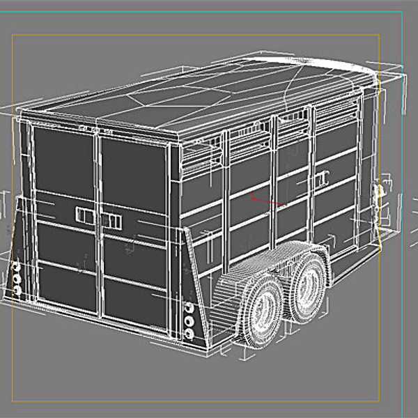 maya horse trailer - Horse & Trailer by QLEE