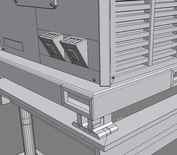 3d model hvac rooftop cooling unit - HVAC Rooftop Cooling Unit 2 by Redafvir