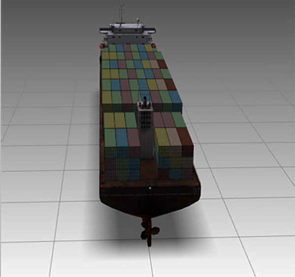 ship hyundai primorsky class 3d model - Ship Hyundai Primorsky class by rdklein