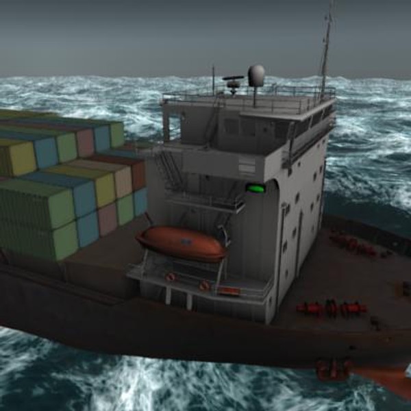 ship hyundai primorsky class 3d model - Ship Hyundai Primorsky class by rdklein