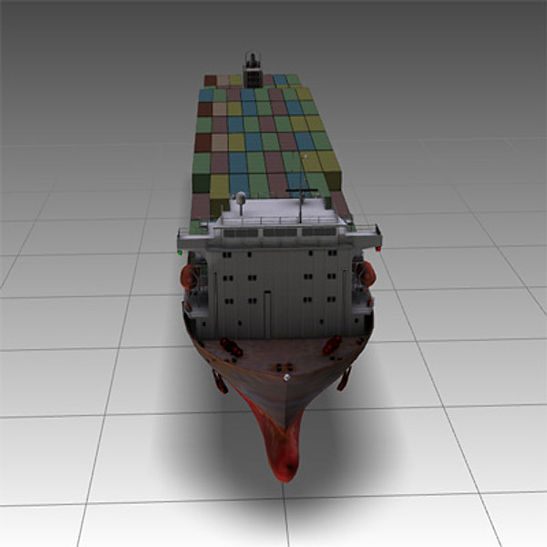 ship hyundai primorsky class 3d model - Ship Hyundai Primorsky class by rdklein