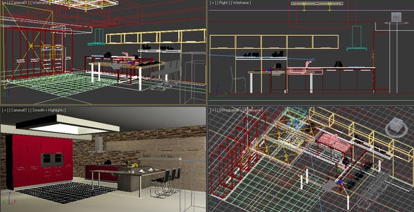 maya kitchen - Kitchen by studiorender