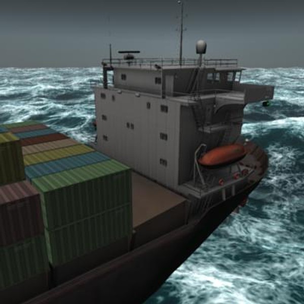 ship hyundai primorsky class 3d model - Ship Hyundai Primorsky class by rdklein