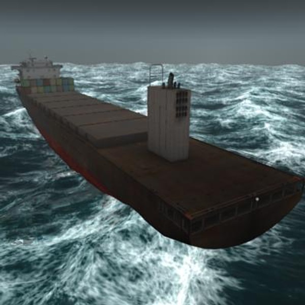 ship hyundai primorsky class 3d model - Ship Hyundai Primorsky class by rdklein