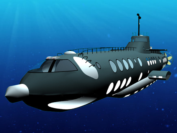 large luxury submarine max - Large Luxury Submarine by Imagetek3D