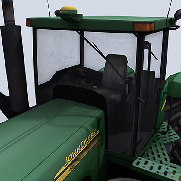 4 tractor 1 3ds - 4WD Tractor 1 by papillon