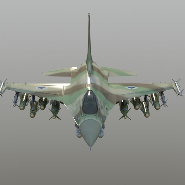 f16c israeli barak 3d model - F16C Barak IDF Israeli... by ES3DStudios