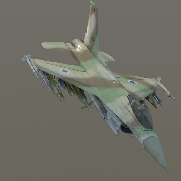 f16c israeli barak 3d model - F16C Barak IDF Israeli... by ES3DStudios