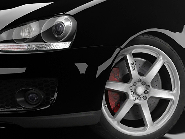 golf v gti 3d model - Golf V GTI by fabelar