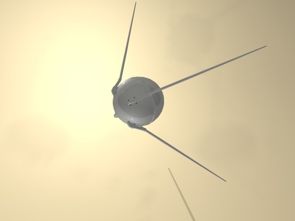 sputnik satellite 3d model - Sputnik.max by Animation Anchor Line