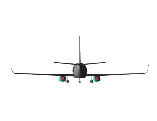 c-40a sat skp sketchup 3d dxf - C-40A Transport.7z (sat) or dwg or dxf or SketchUp .skp by RodgerSaintJohn