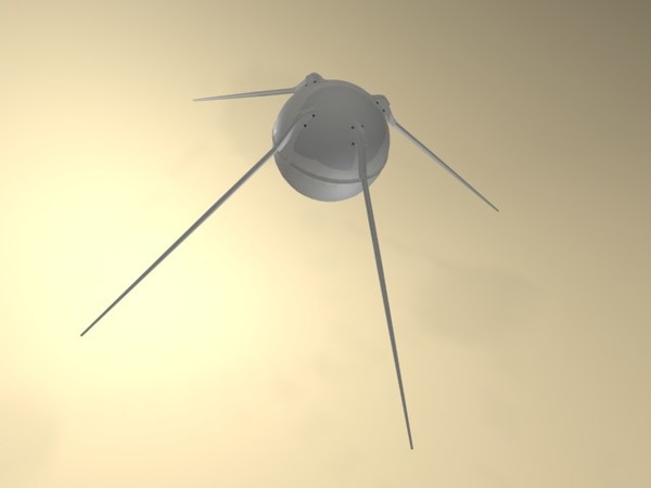 sputnik satellite 3d model - Sputnik.max by Animation Anchor Line