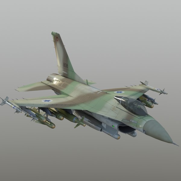 f16c israeli barak 3d model - F16C Barak IDF Israeli... by ES3DStudios