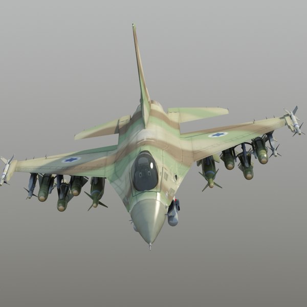 f16c israeli barak 3d model - F16C Barak IDF Israeli... by ES3DStudios
