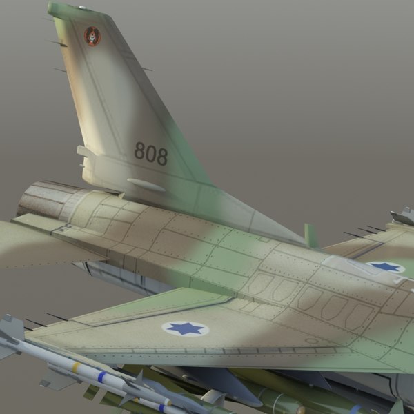 f16c israeli barak 3d model - F16C Barak IDF Israeli... by ES3DStudios