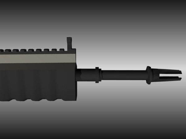 bullpup assault rifle blend free - Bullpup Assault Rifle by ChrisStolze