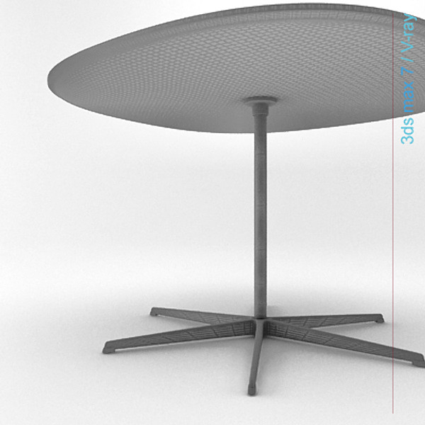 arne jacobsen tables dxf - super-circular 6 star leg by lajhar