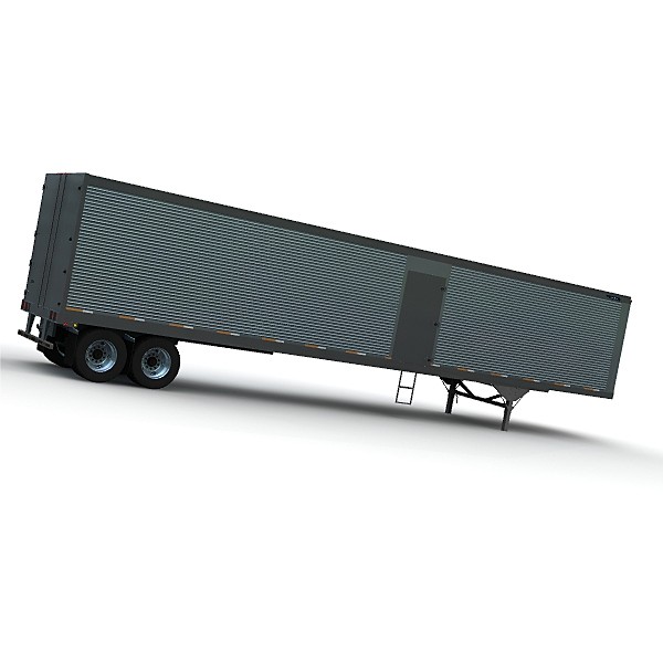 53ft van trailer truck 3d model - Great Dane Classic freight 53ft van by bansheewoj