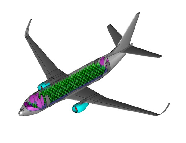 c-40a sat skp sketchup 3d dxf - C-40A Transport.7z (sat) or dwg or dxf or SketchUp .skp by RodgerSaintJohn
