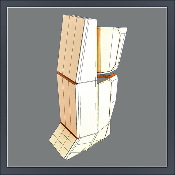maya ice hockey - leg - Ice Hockey - Leg Pads by Tornado Studio