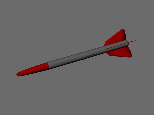 missile 3d model - Missile by EzGraphs