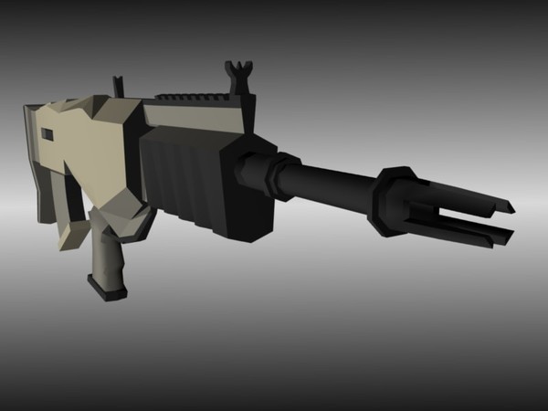 bullpup assault rifle blend free - Bullpup Assault Rifle by ChrisStolze
