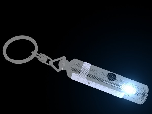 keychain 3d model - FlashLight.zip by NeoSunaru